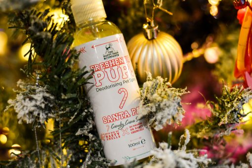 Freshen Up Pup! - Deodorising Dog Spray - Santa Paws, Candy Cane Scent (Limited Edition) - Image 2