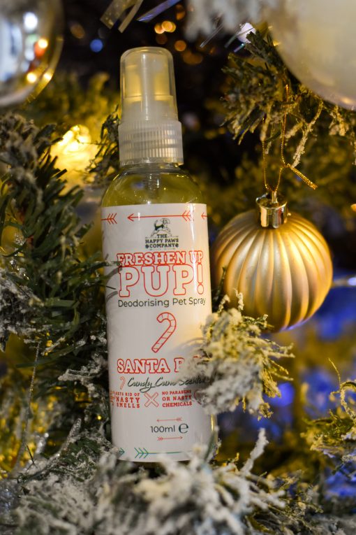 Freshen Up Pup! - Deodorising Dog Spray - Santa Paws, Candy Cane Scent (Limited Edition) - Image 3