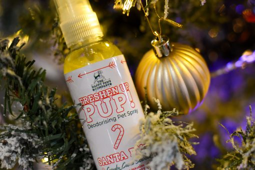 Freshen Up Pup! - Deodorising Dog Spray - Santa Paws, Candy Cane Scent (Limited Edition)